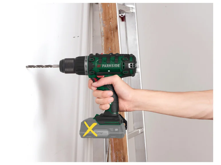 PARKSIDE® Perceuse-visseuse sans fil PABS 20-Li G8. 20 V