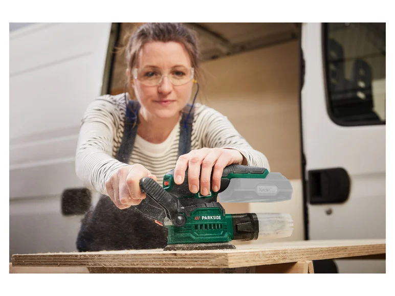 PARKSIDE® Ponceuse excentrique sans fil PAEXS 20-Li B2. 20 V