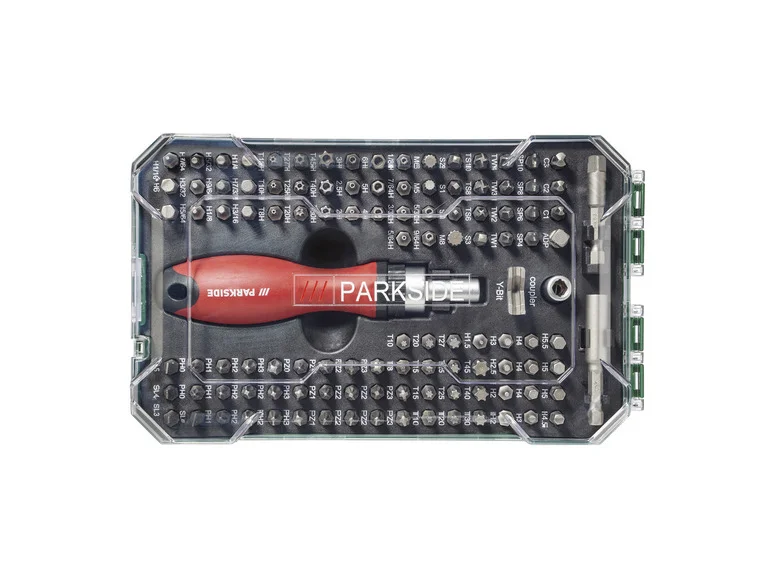 PARKSIDE® Tournevis à cliquet avec set d'embouts