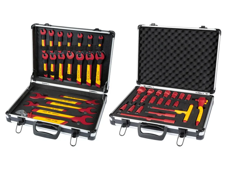 PARKSIDE® Jeu de clés à douilles ou Jeu de clés à fourche à une bouche. 20 pièces