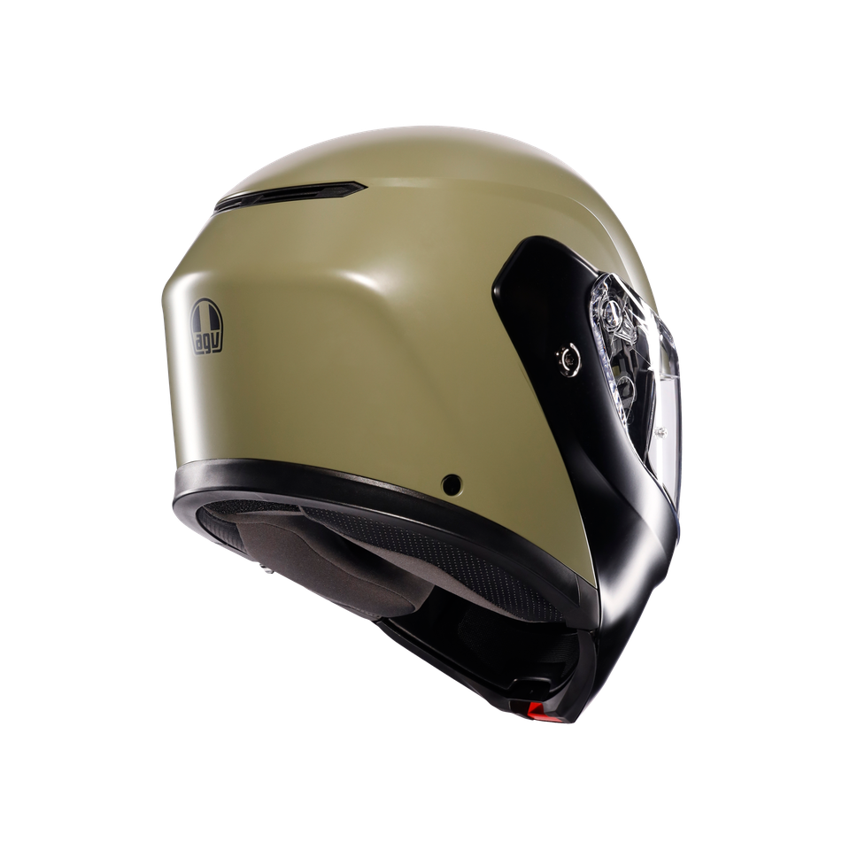 STREETMODULAR MONO MATT PASTELLO GREEN/BLACK - MOTORBIKE FLIP UP HELMET E2206