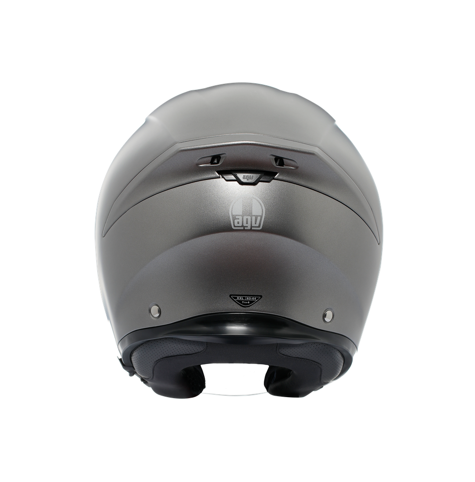 K5 JET EVO MONO MATT LUNA GREY - MOTORBIKE OPEN FACE HELMET E2206