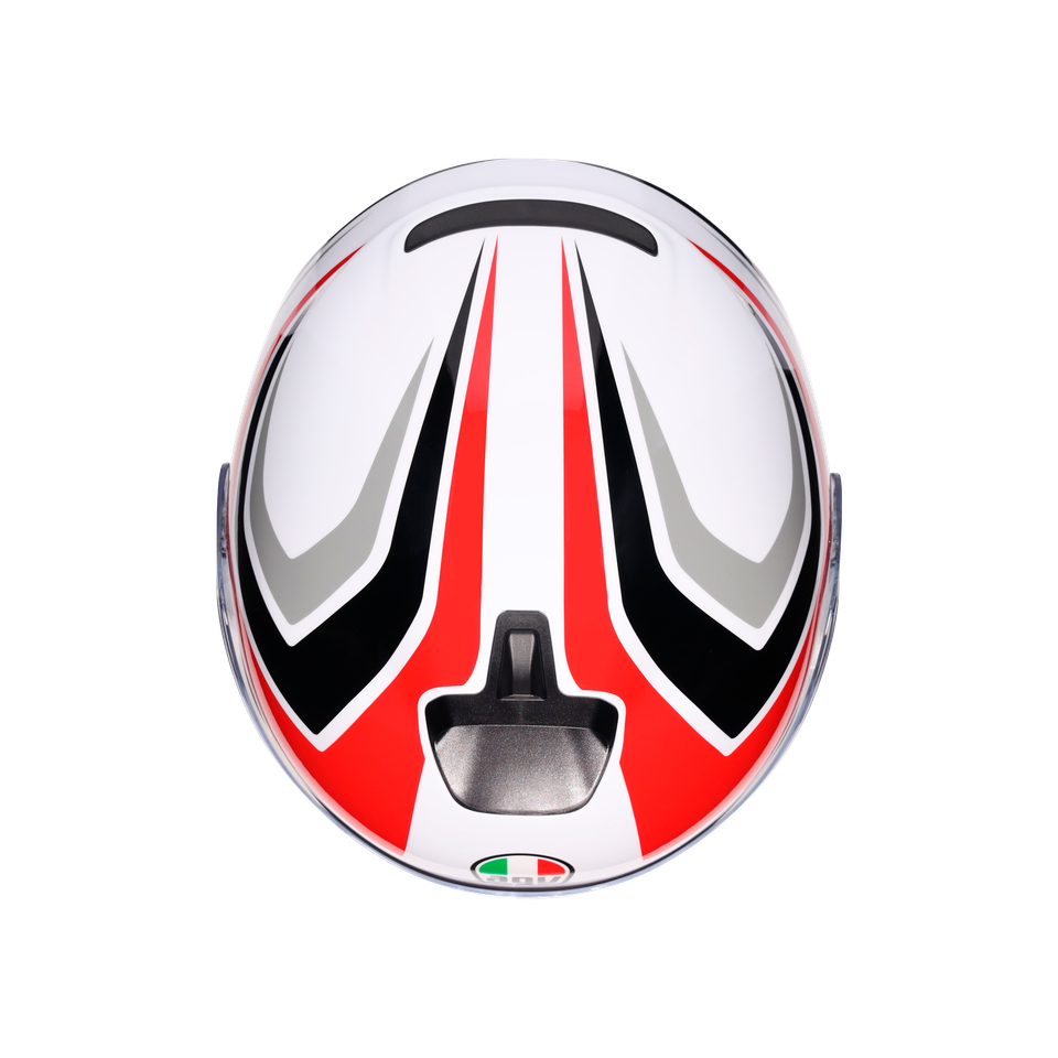IRIDES TOLOSA BLACK/GREY/RED - MOTORBIKE OPEN FACE HELMET E2206