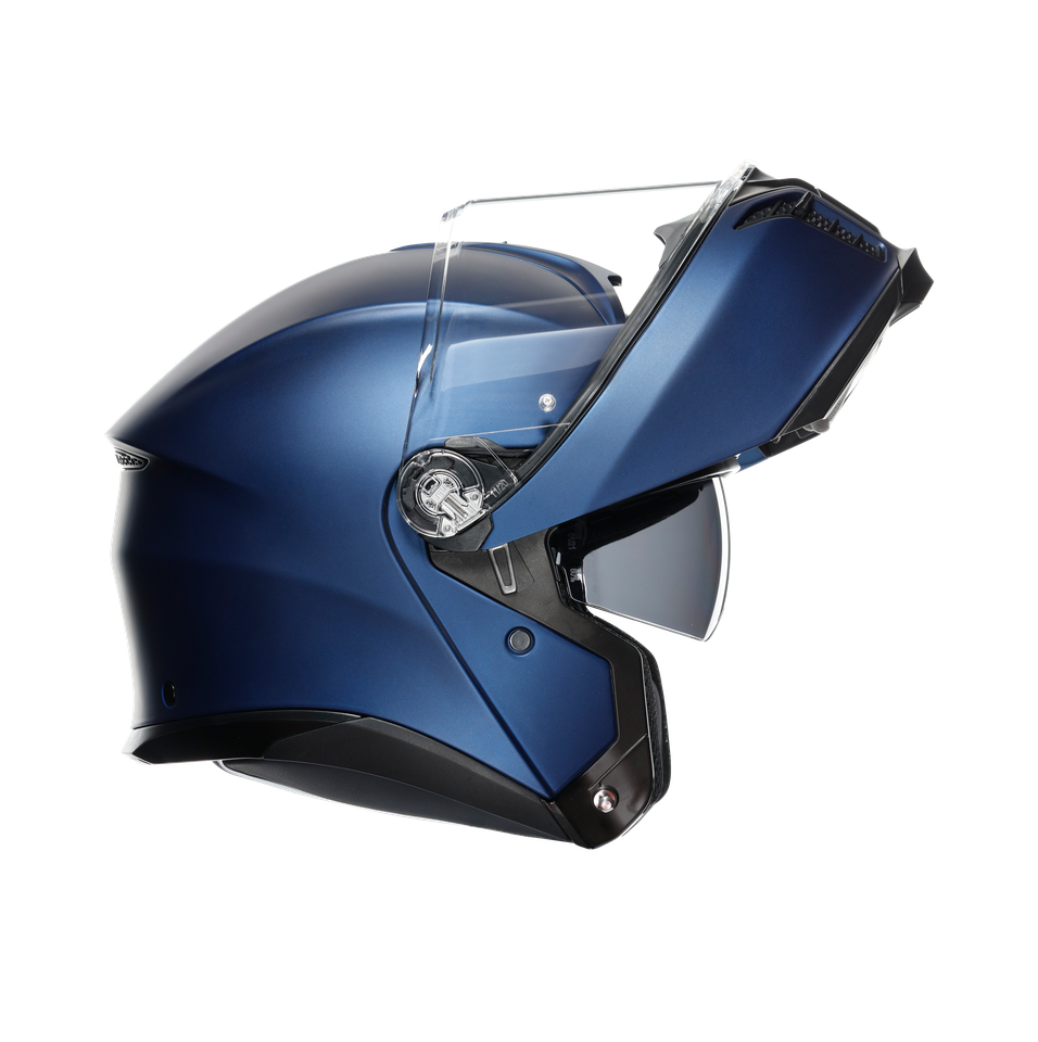 TOURMODULAR GALASSIA BLUE MATT - MOTORBIKE FLIP UP HELMET E2206