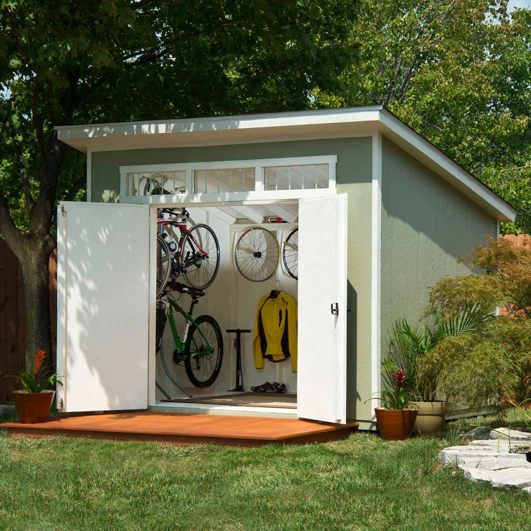 Olympia Do-it Yourself 7.5 ft. W x 10 ft. D Manufactured Wood Storage Shed