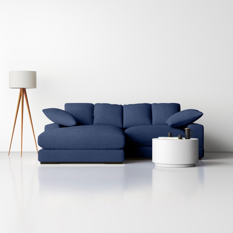 106′′ Wide Reversible Sofa & Chaise