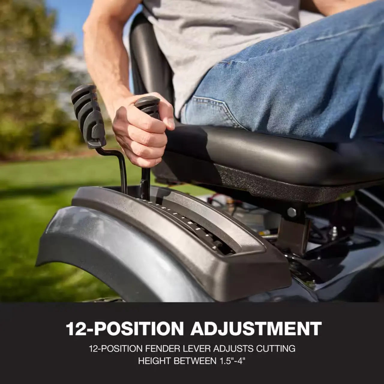 Super Bronco XP 50 in. Fabricated Deck 24 HP V-Twin Kohler 7000 Series Engine Hydrostatic Drive Gas Riding Lawn Tractor