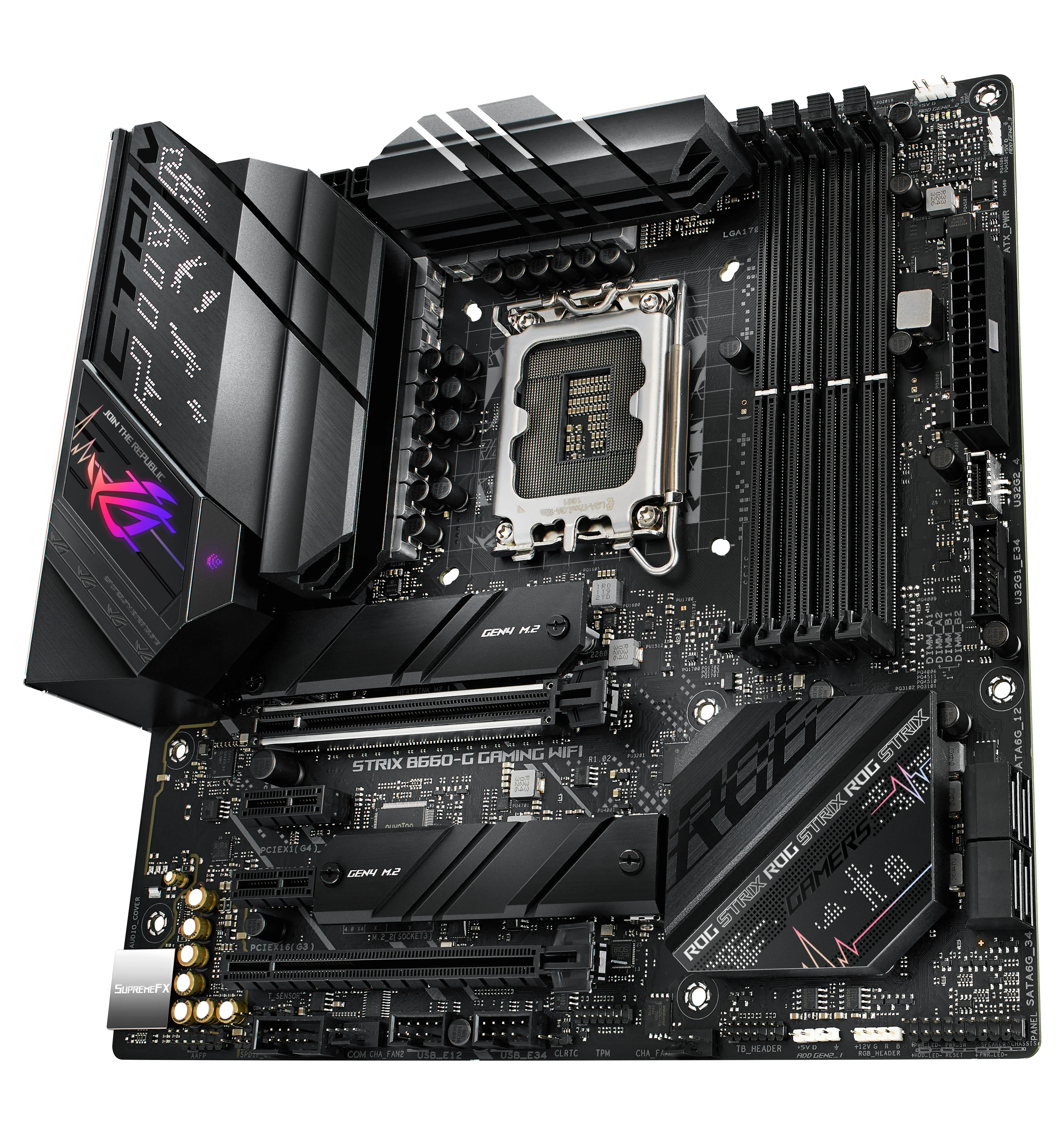 ASUS ROG STRIX B660-G GAMING WIFI (mATX. B660. LGA 1700. DDR5)