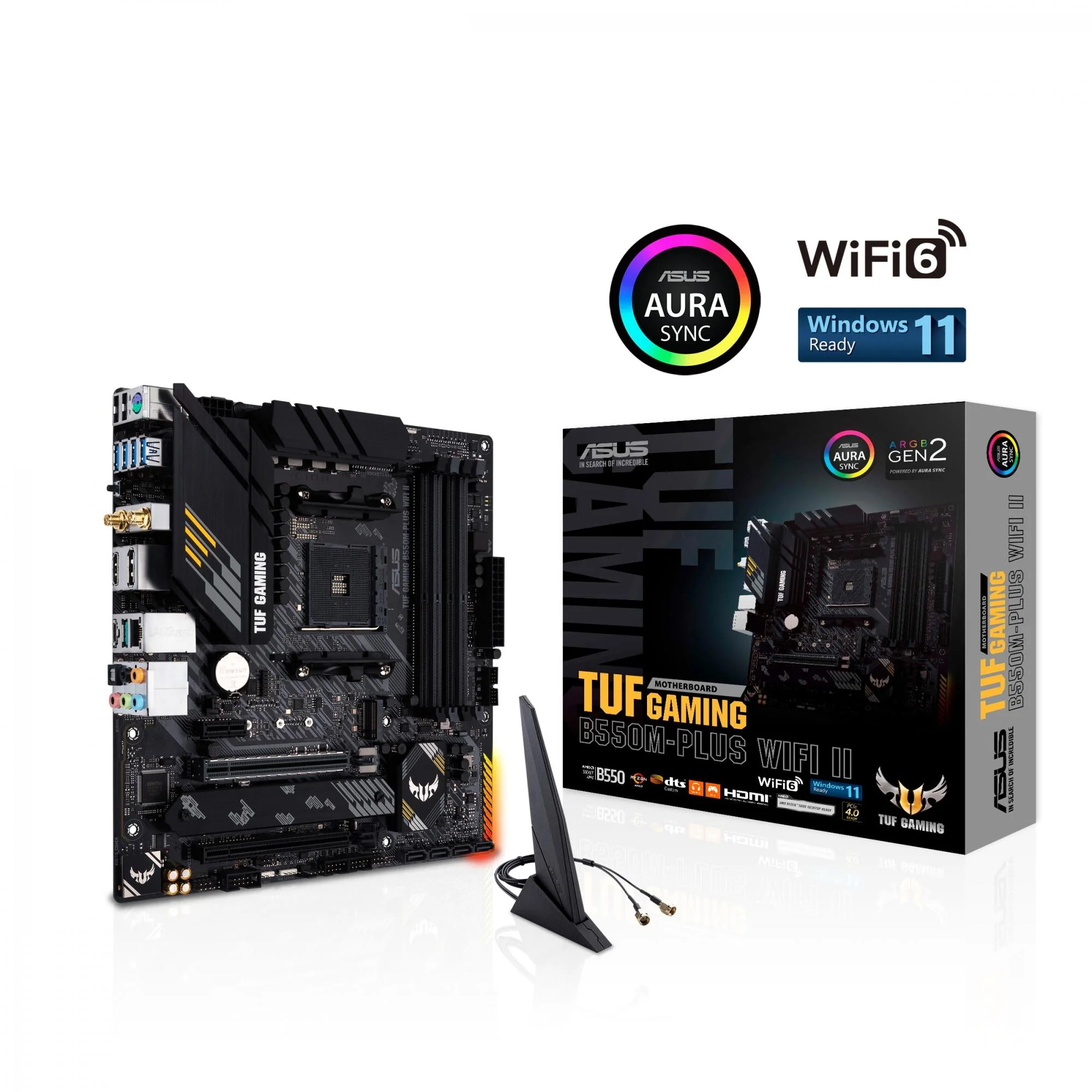 ASUS TUF GAMING B550M-PLUS (WI-FI) II (mATX. B550. AM4)