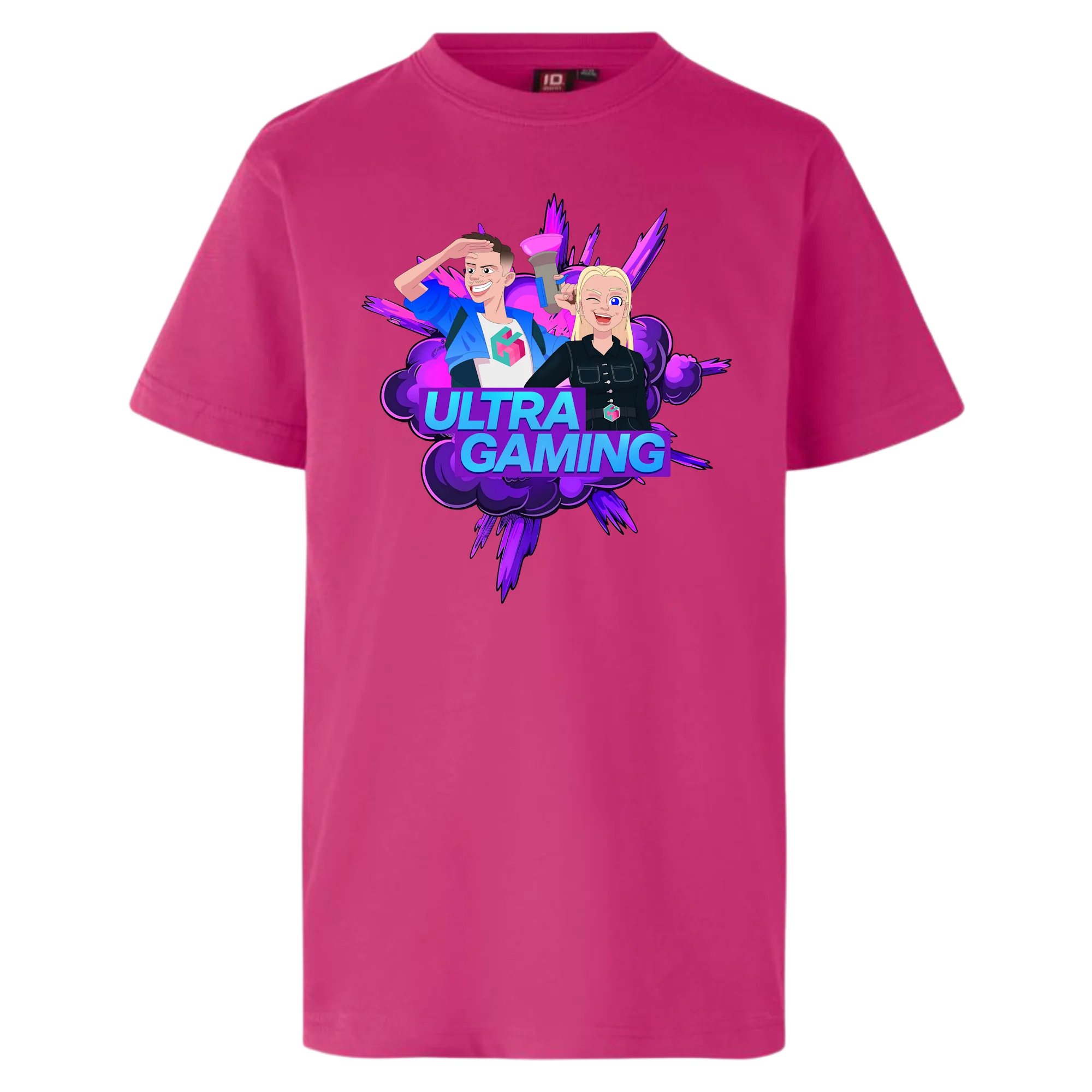 Ultra Gaming Tee - Lyserød