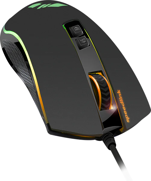 SpeedLink ORIOS RGB Gaming-Maus / Schwarz