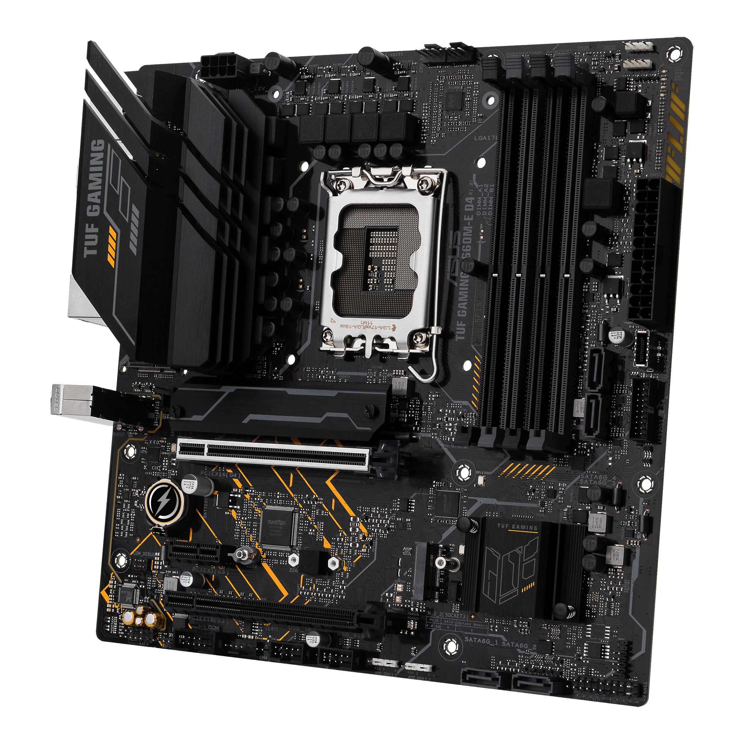 ASUS TUF GAMING B660M-E (mATX. B660. LGA 1700. DDR4)