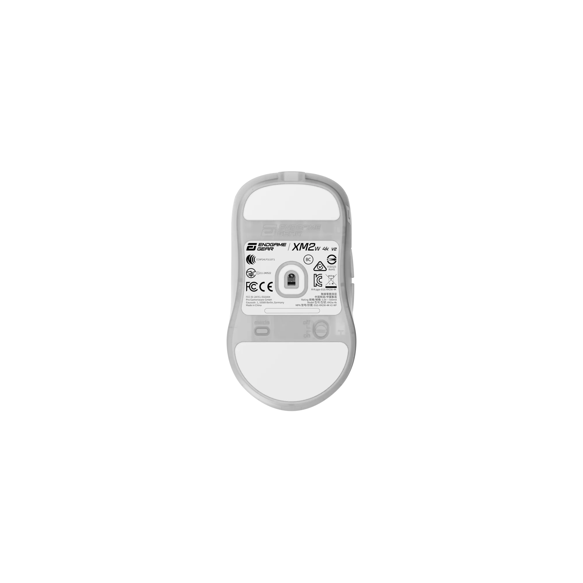 Endgame Gear XM2w 4K V2 – Trådløs Gaming Mus (White Frost)