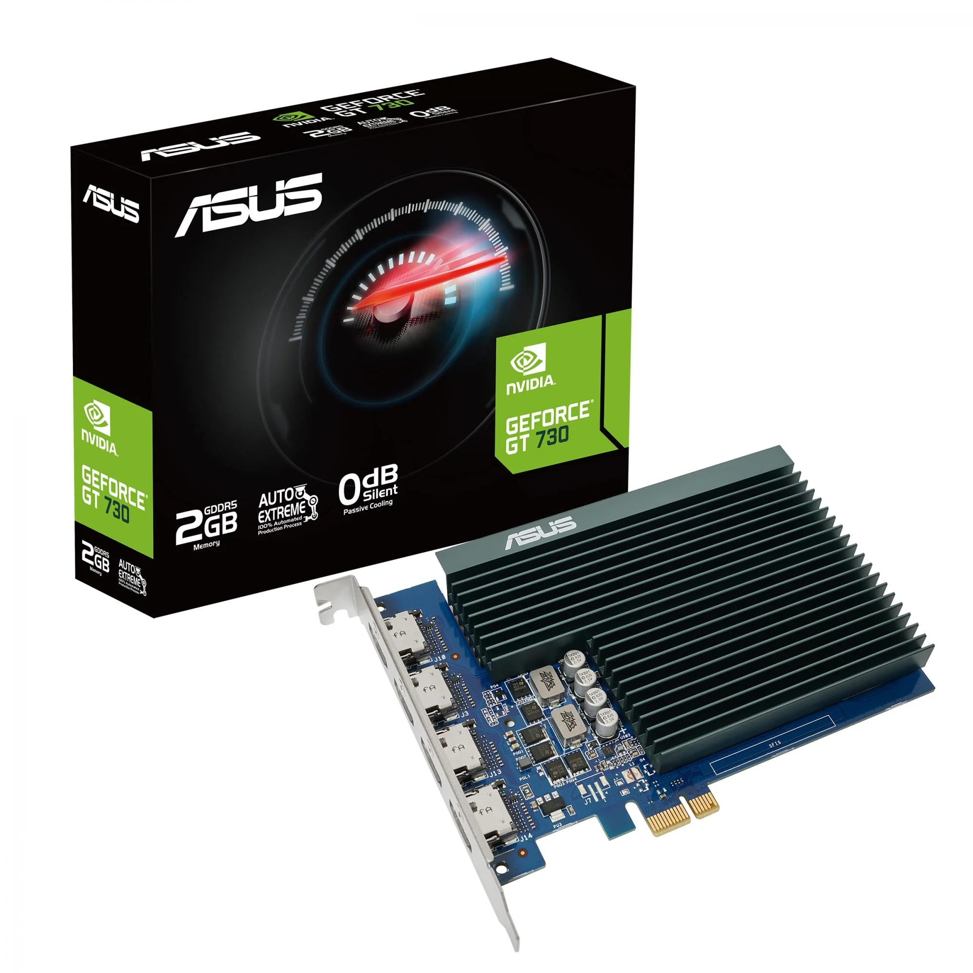 ASUS GeForce GT 730 2GB GDDR5 Silent 4xHDMI (GT730-4H-SL-2GD5)