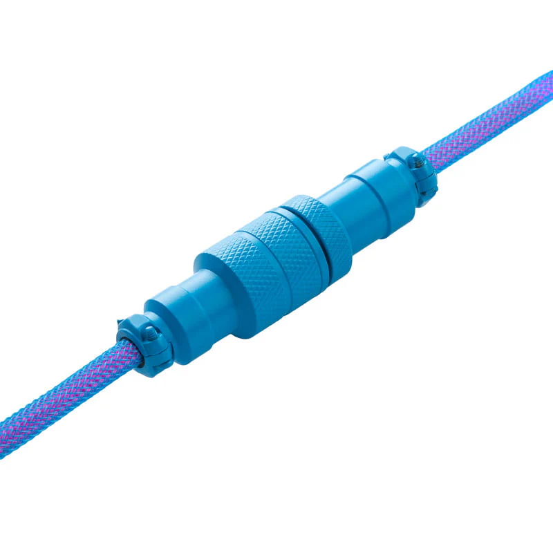 CableMod Pro Spiraltastaturkabel USB A auf USB Typ C. Galaxy Blue – 150 cm
