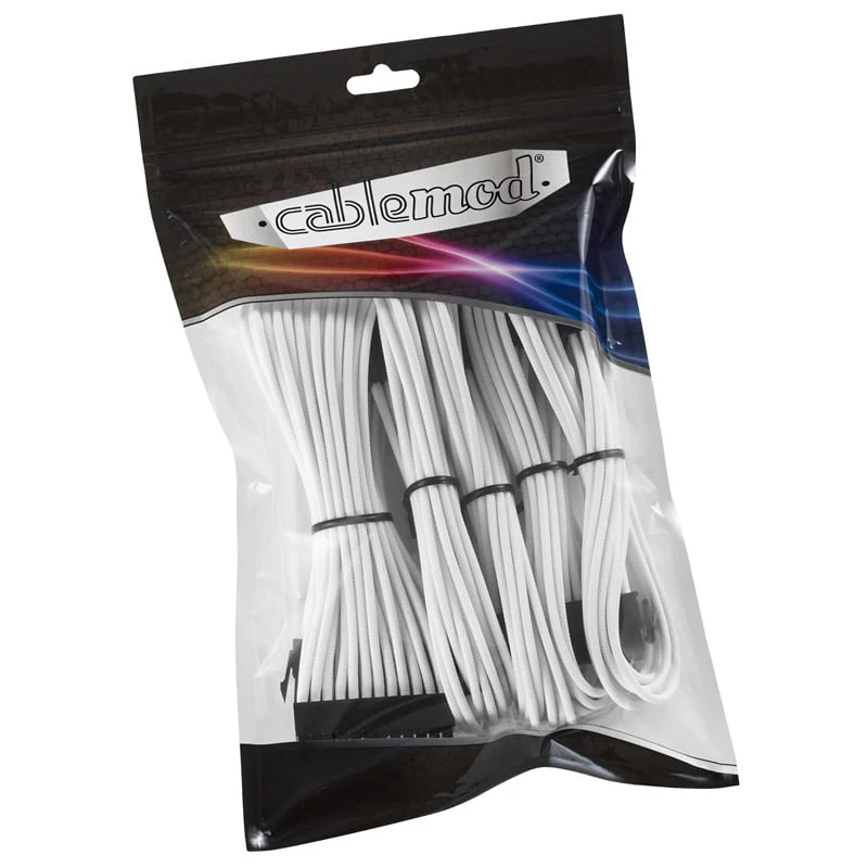 CableMod Classic ModMesh-Kabelverlängerungsset – 8+6-Serie – weiß
